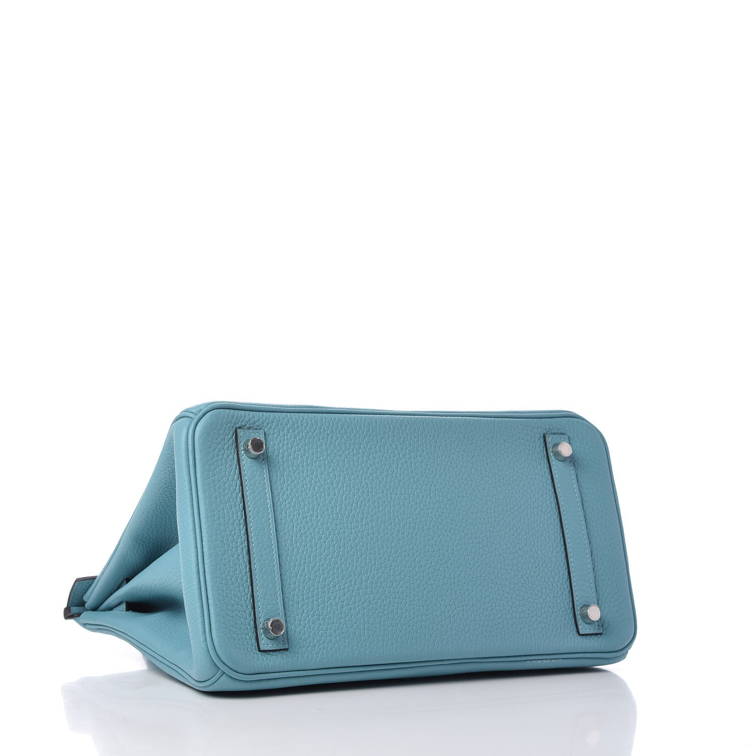 Hermes Taurillon Clemence Birkin 30 Bleu Saint Cyr 4 of 11