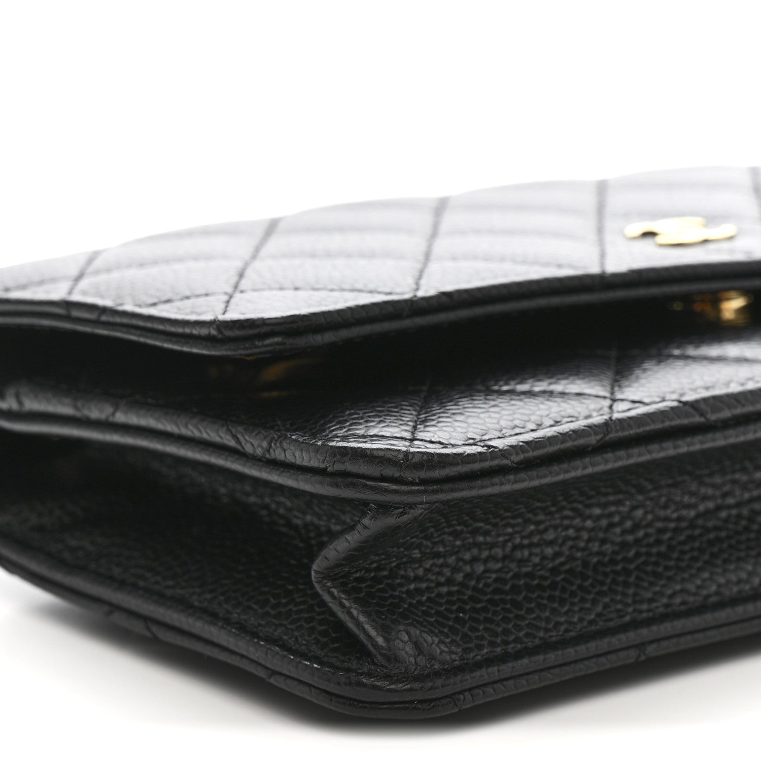Chanel Caviar Quilted Wallet On Chain WOC Black 10 of 14