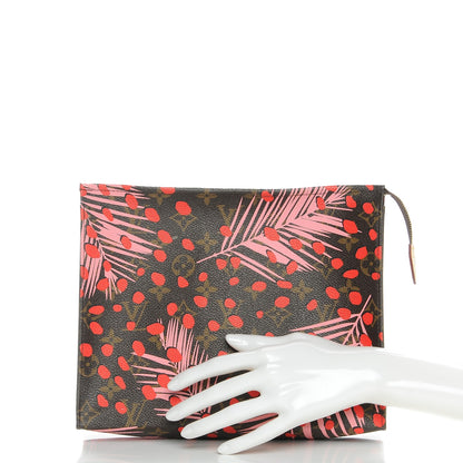 Louis Vuitton Monogram Jungle Dots Toiletry Pouch 26 Sugar Pink Poppy 2 of 8