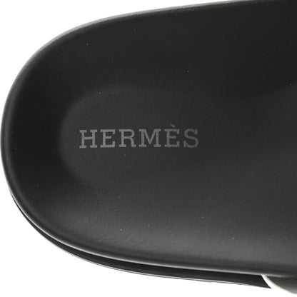 Hermes Calfskin Womens Chypre Sandals 38.5 White 7 of 9