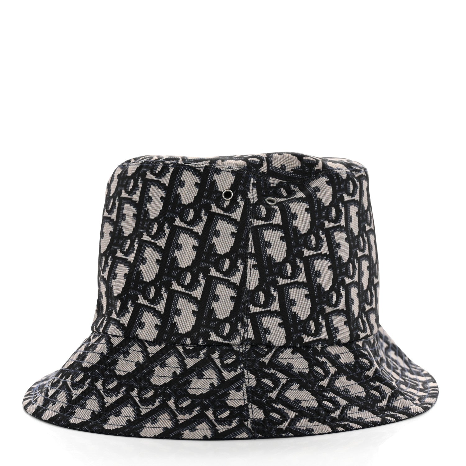 Christian Dior Oblique Jacquard Bucket Hat Blue 6 of 11
