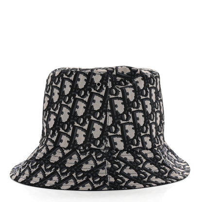 Christian Dior Oblique Jacquard Bucket Hat Blue 6 of 11