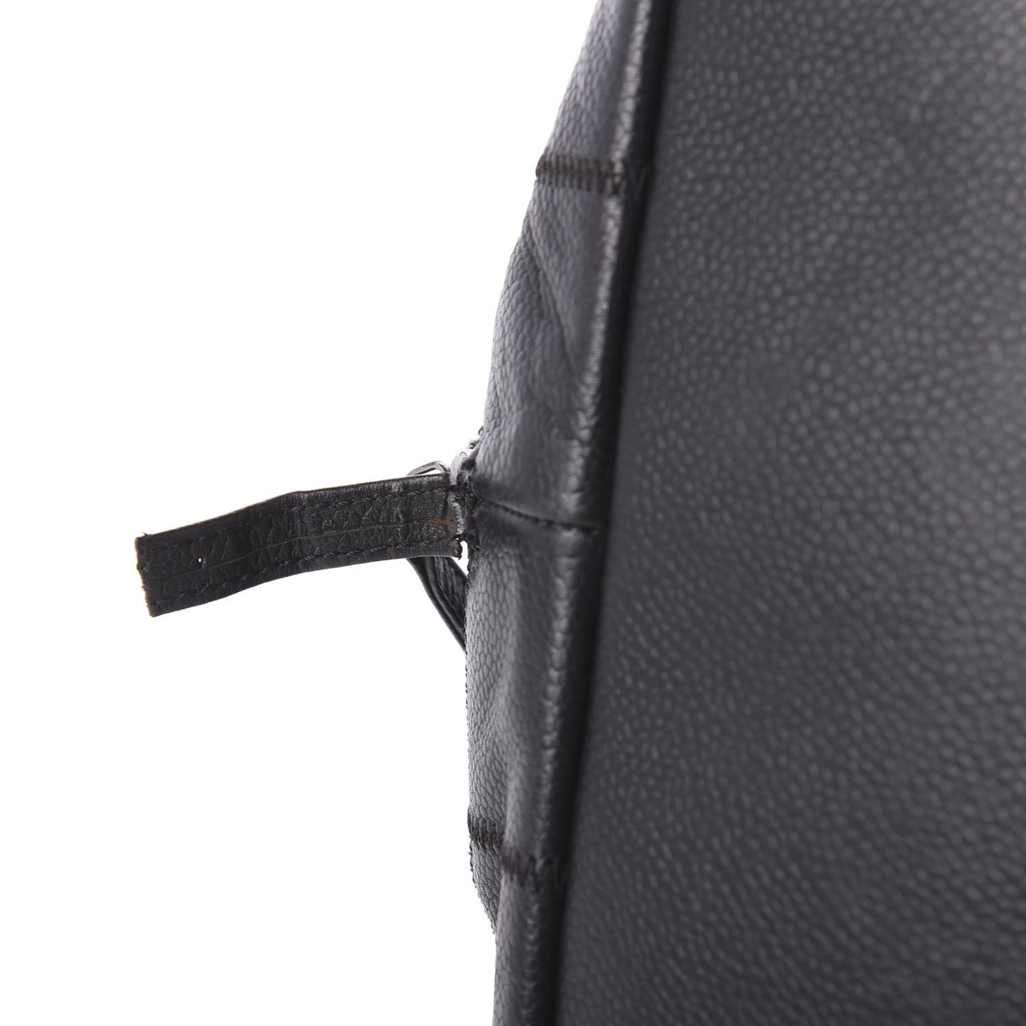 Caviar Square Stitched Tote Black