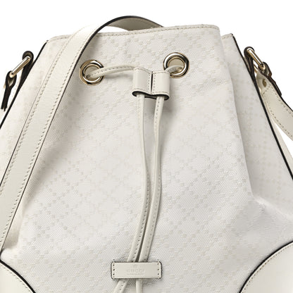 Gucci Bright Diamante Medium Bucket Bag Great White 8 of 11