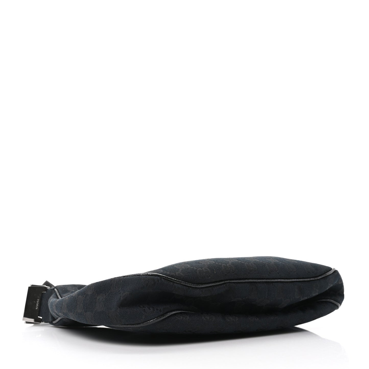 Monogram Medium Half Moon Hobo Black