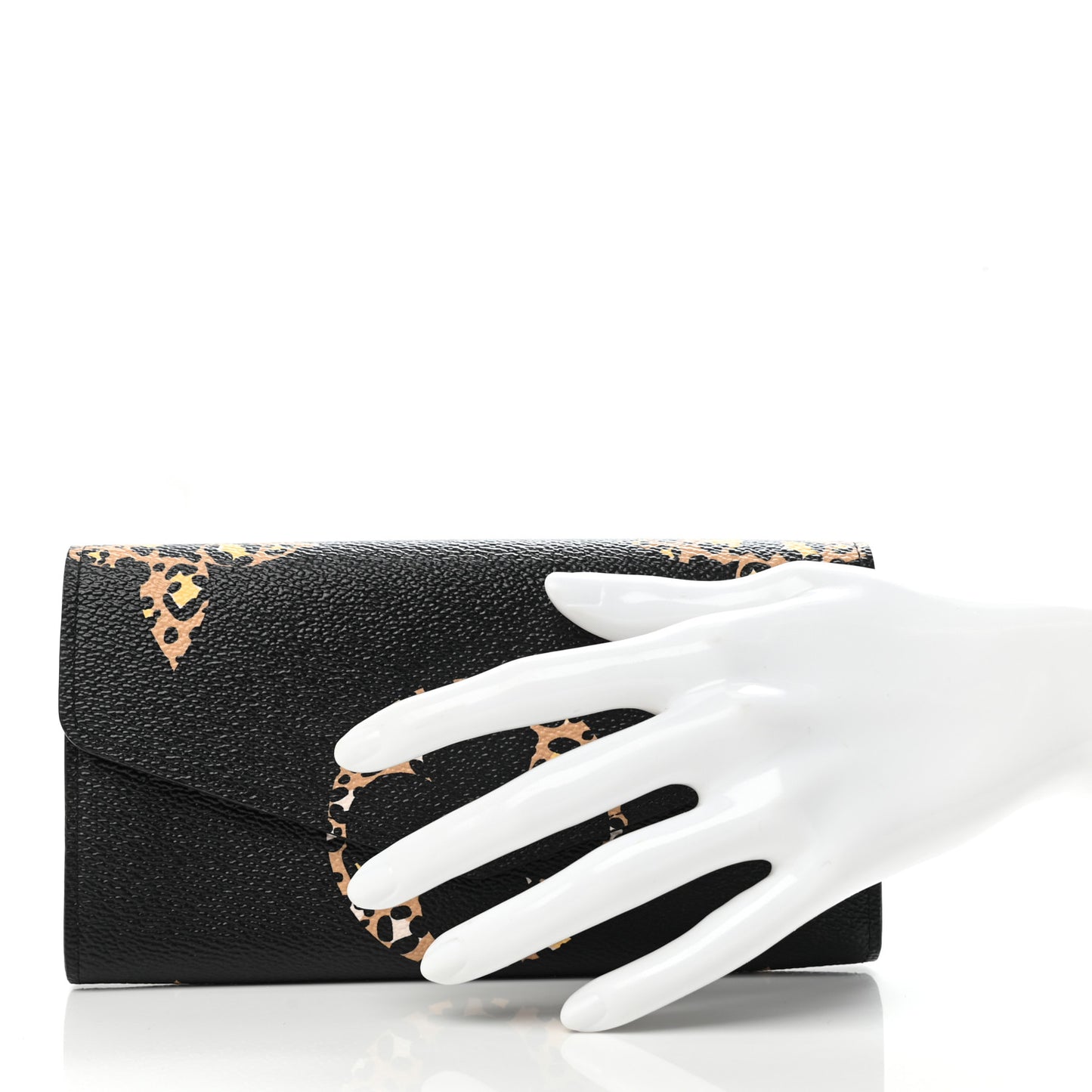 Monogram Giant Jungle Sarah Wallet Black