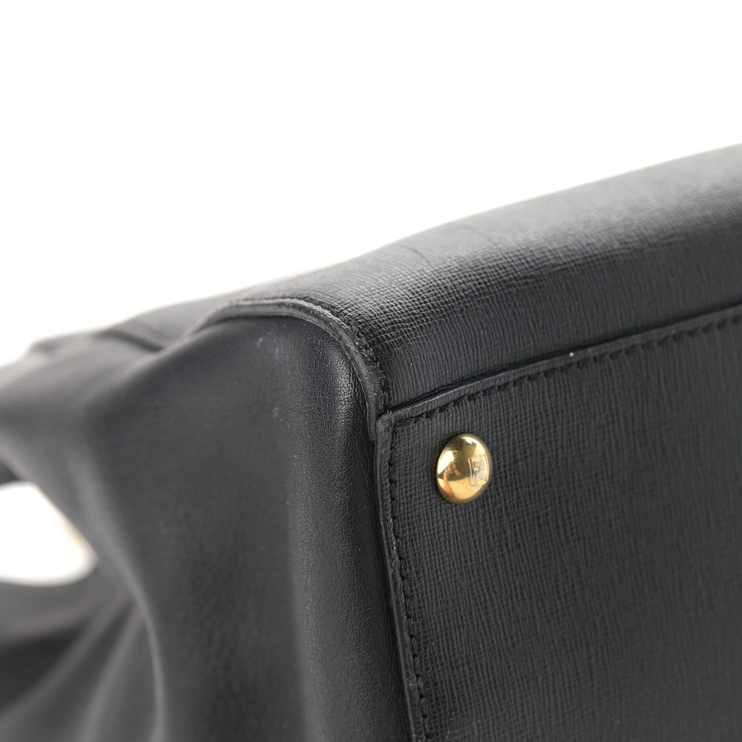 Fendi Vitello Elite Regular 2Jours Tote Black 10 of 18