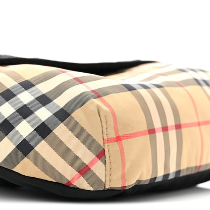 Burberry Nylon Vintage Check Sonny Bum Bag Archive Beige Black 8 of 9