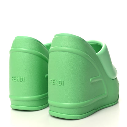 Fendi Nappa Fashion Show Platform 140mm Slide Sandals 38 Bouquet 4 of 8