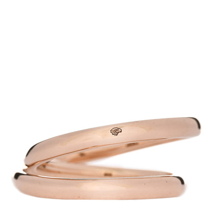 Hermes 18K Rose Gold MM Vertige Coeur Ring 52 6 3 of 6