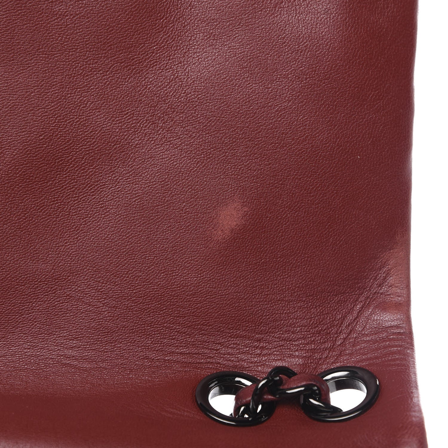 Chanel Lambskin Vertical Stitch Jumbo Single Flap Dark Red 15 of 15