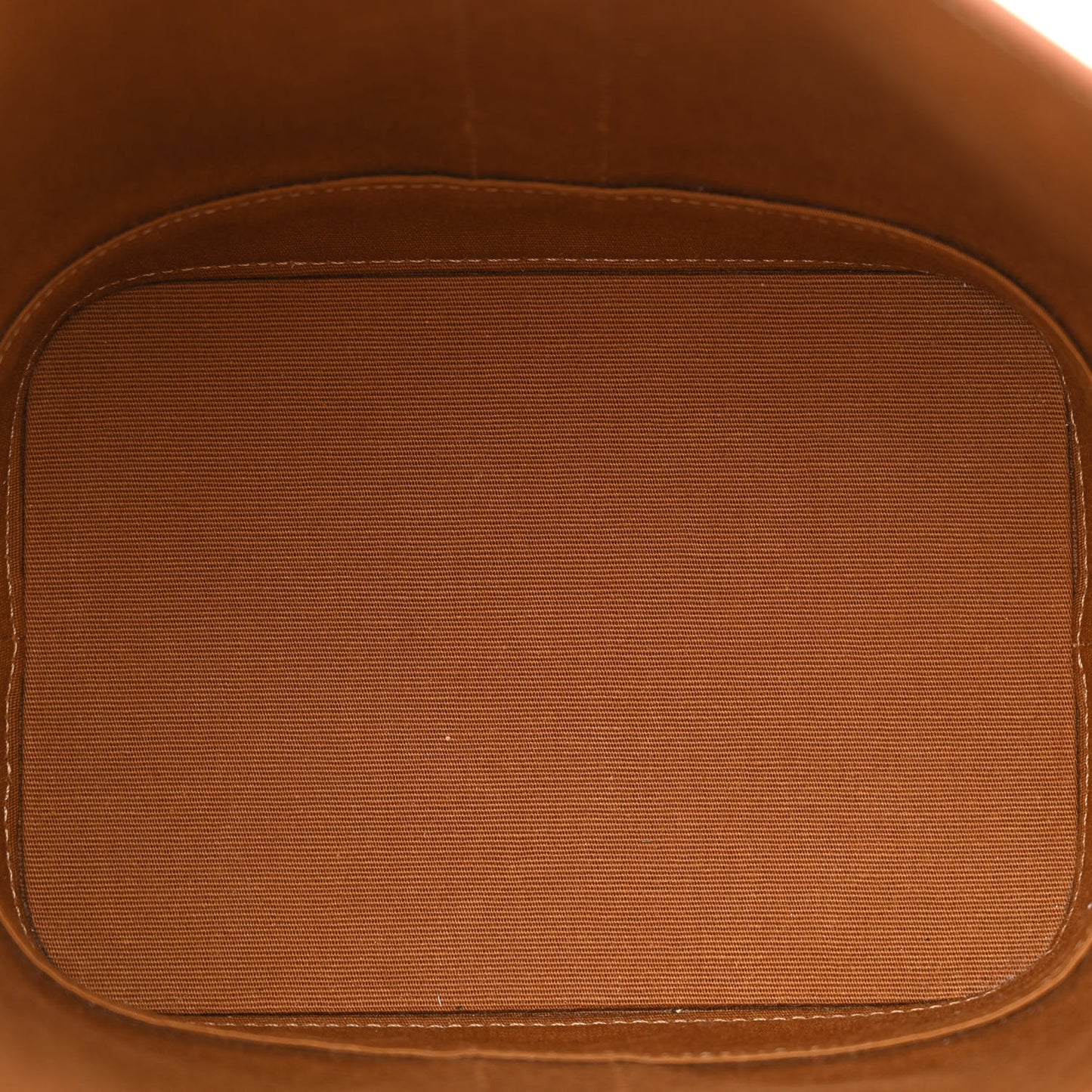 Triomphe Canvas Calfskin Small Bucket Bag Tan