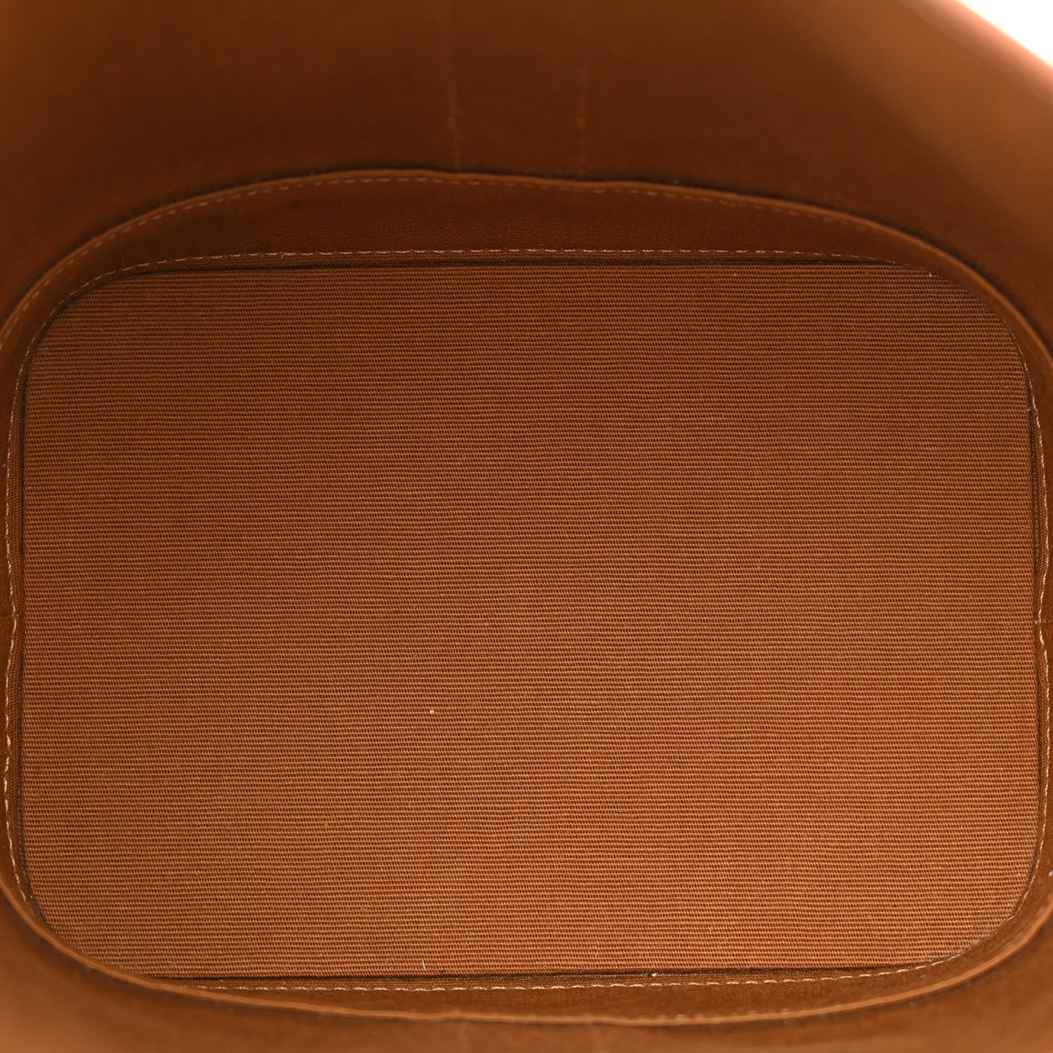 Celine Triomphe Canvas Calfskin Small Bucket Bag Tan 5 of 12