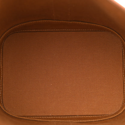 Celine Triomphe Canvas Calfskin Small Bucket Bag Tan 5 of 12