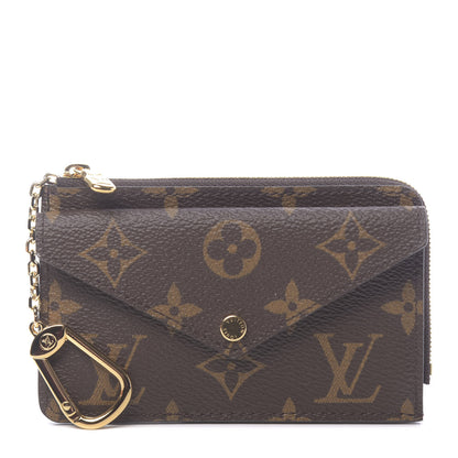 Louis Vuitton Monogram Recto Verso Card Holder Black 1 of 7