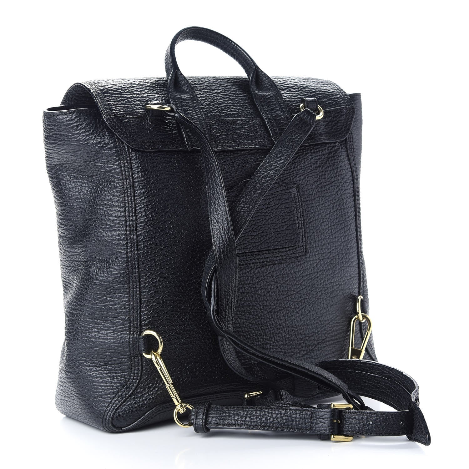 3.1 Phillip Lim Textured Calfskin Pashli Backpack Black 3 of 9