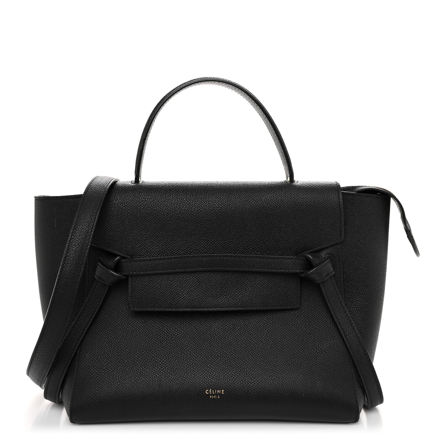 Celine Grained Calfskin Micro Belt Bag Black 1 of 9