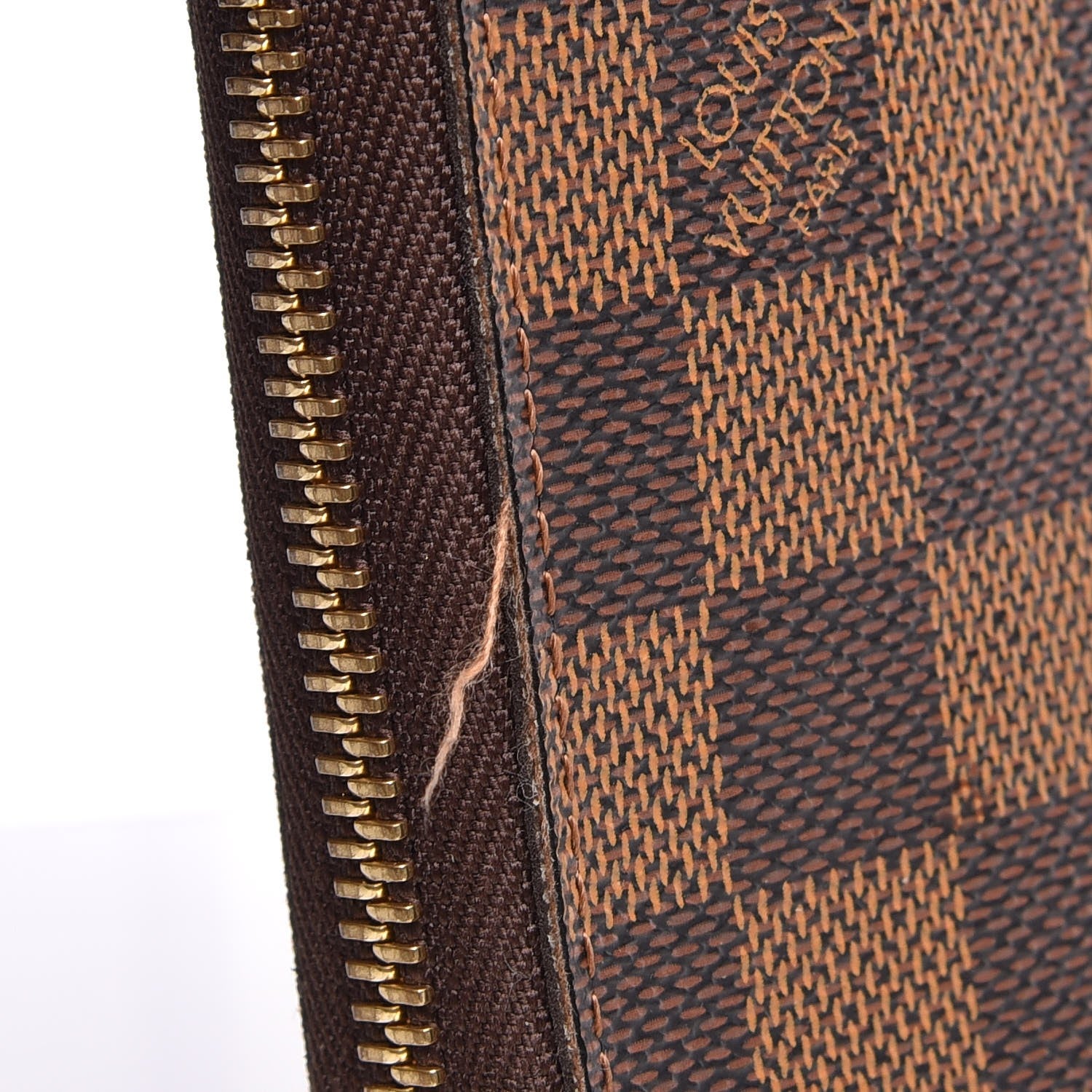 Louis Vuitton Damier Ebene Zippy Organizer Wallet 9 of 9