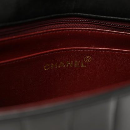 Chanel Lambskin Quilted Medium Mademoiselle Single Flap Black 7 of 10