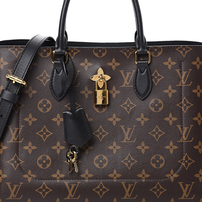 Louis Vuitton Monogram Flower Tote Black 8 of 12