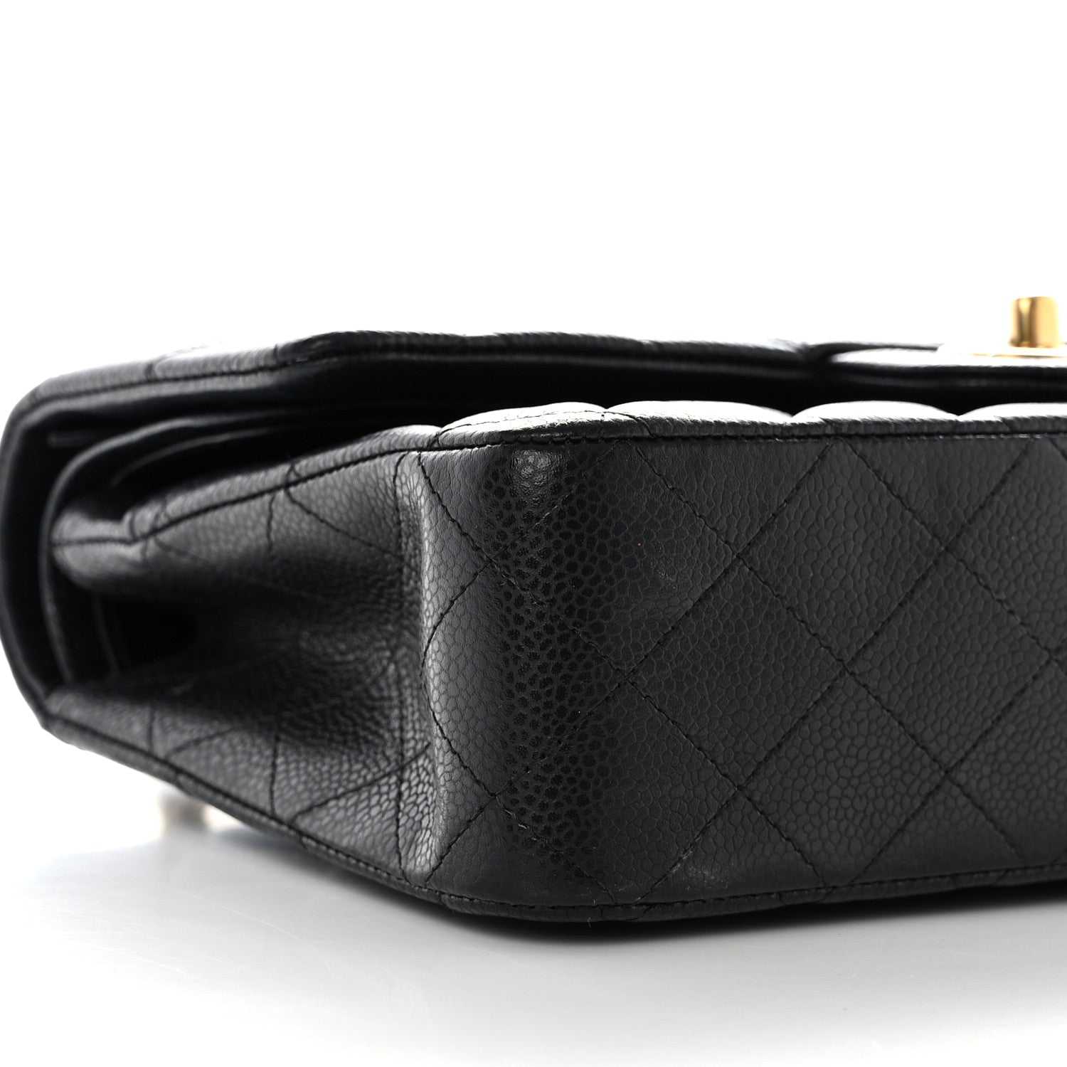 Chanel Caviar Quilted Medium Double Flap Black 9 of 11