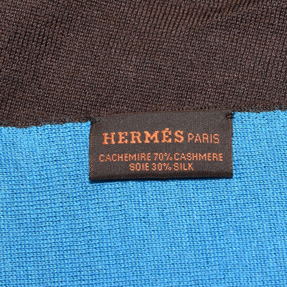 Hermes Cashmere Silk Aller Retour Scarf 5 of 6