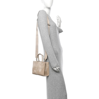 Givenchy Tie Dye Canvas Mini G Shopping Tote Beige 2 of 10