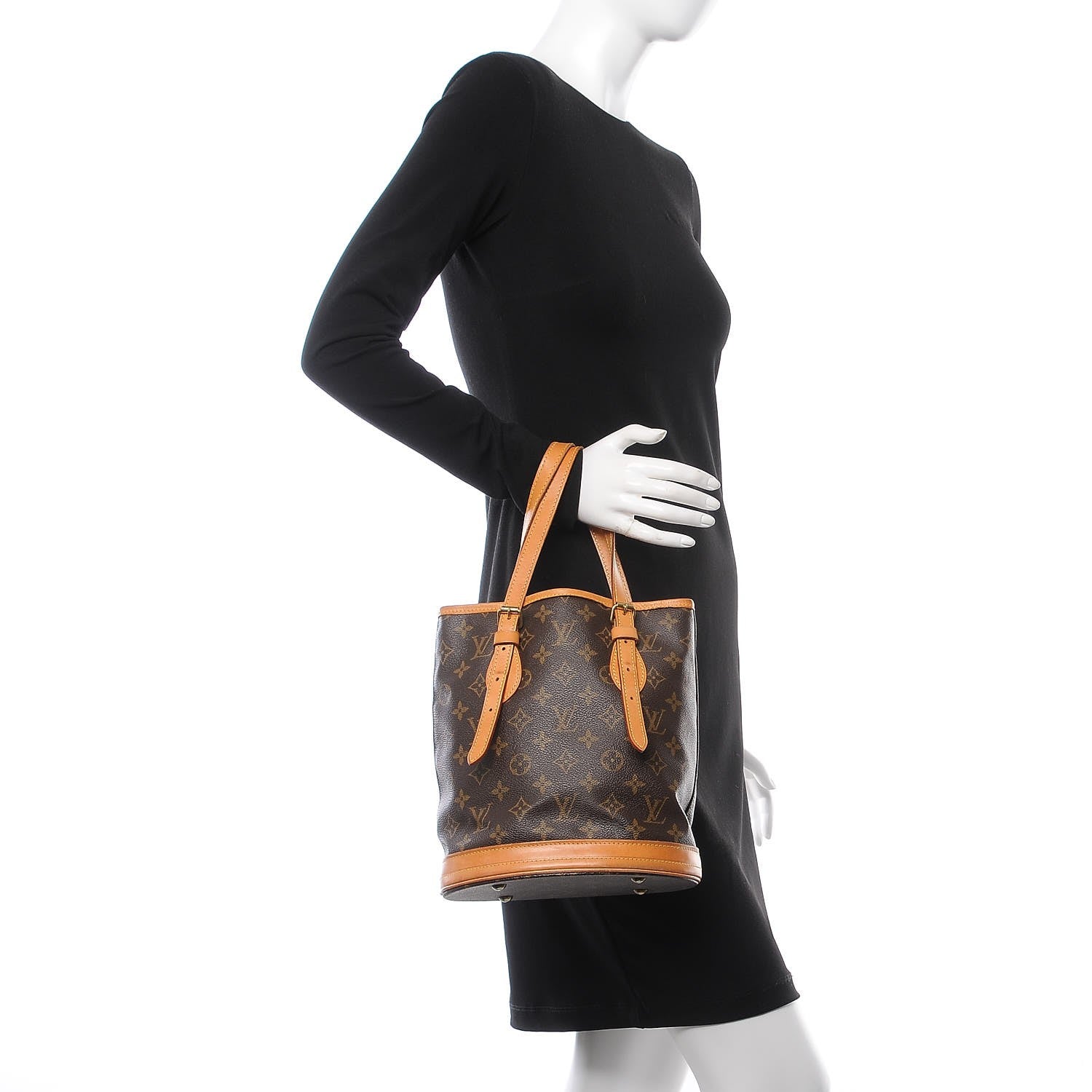Louis Vuitton Monogram Petit Bucket 23 2 of 14