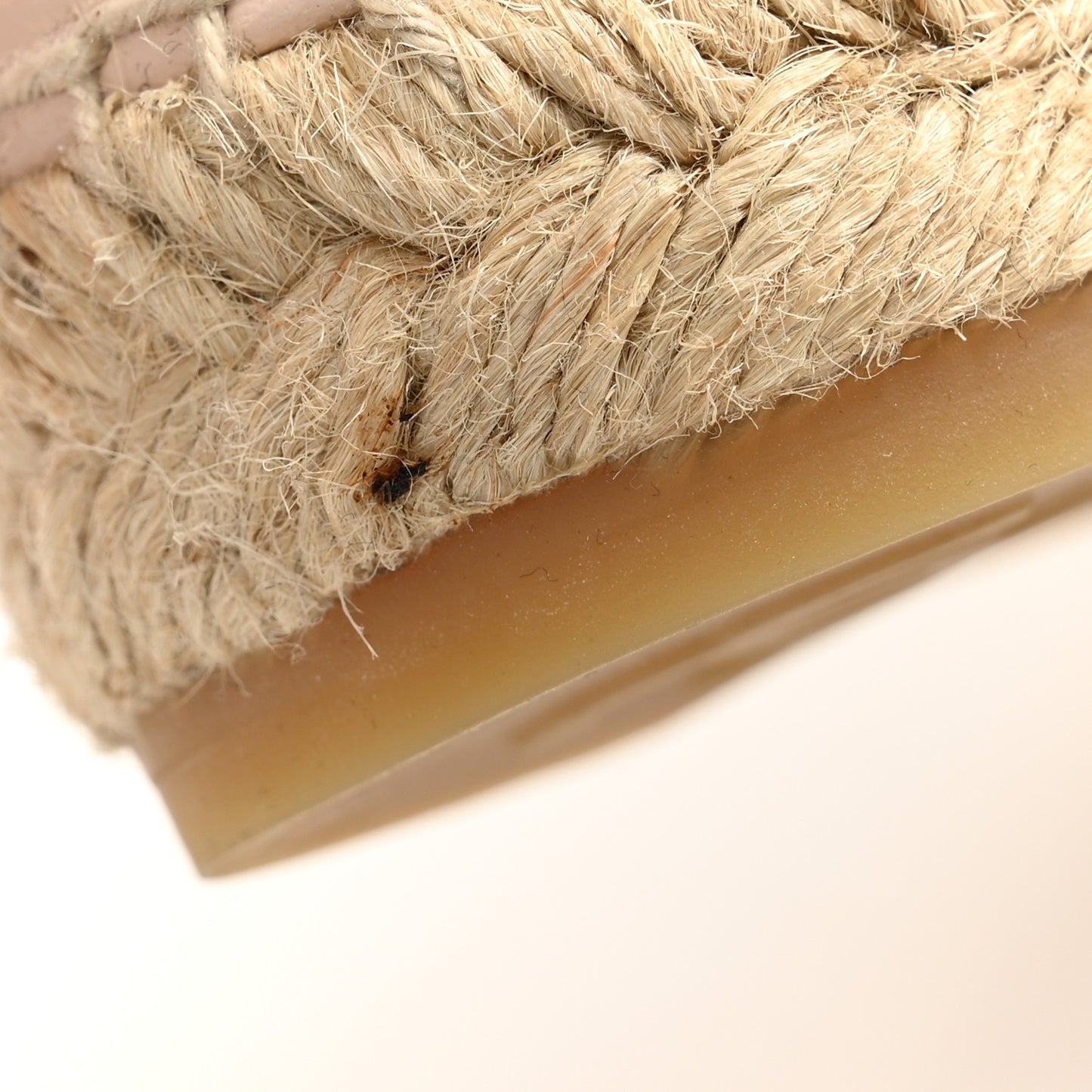 Mesh Grosgrain CC Espadrilles 36 Pink