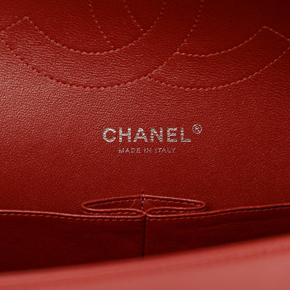 Chanel Patent Quilted Jumbo Double Flap Dark Red 7 of 10