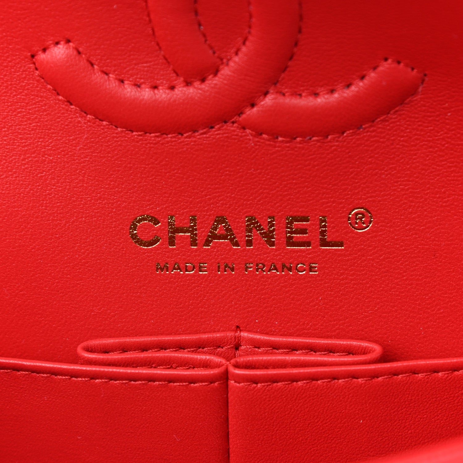 Chanel Caviar Quilted Small Double Flap Red 6 of 11