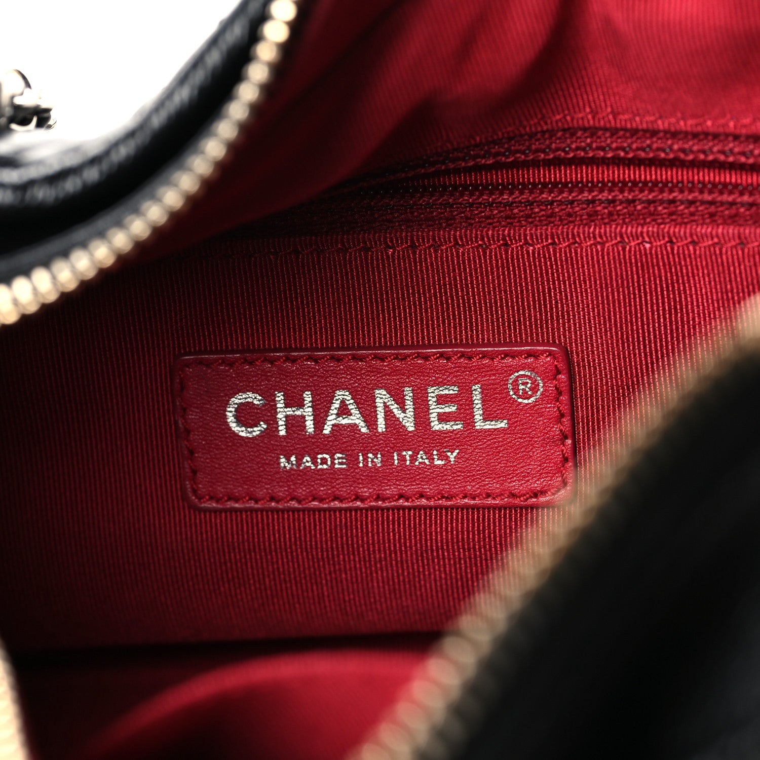 Chanel Aged Calfskin Quilted Small Gabrielle Hobo Black 6 of 10