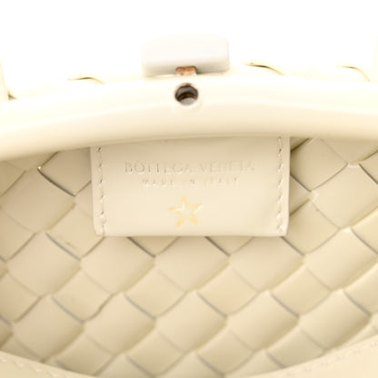 Bottega Veneta Nappa Intrecciato Small Handle Bag Chalk 6 of 10