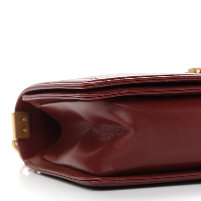 Chanel Lambskin Quilted Medium Boy Flap Dark Red 8 of 13