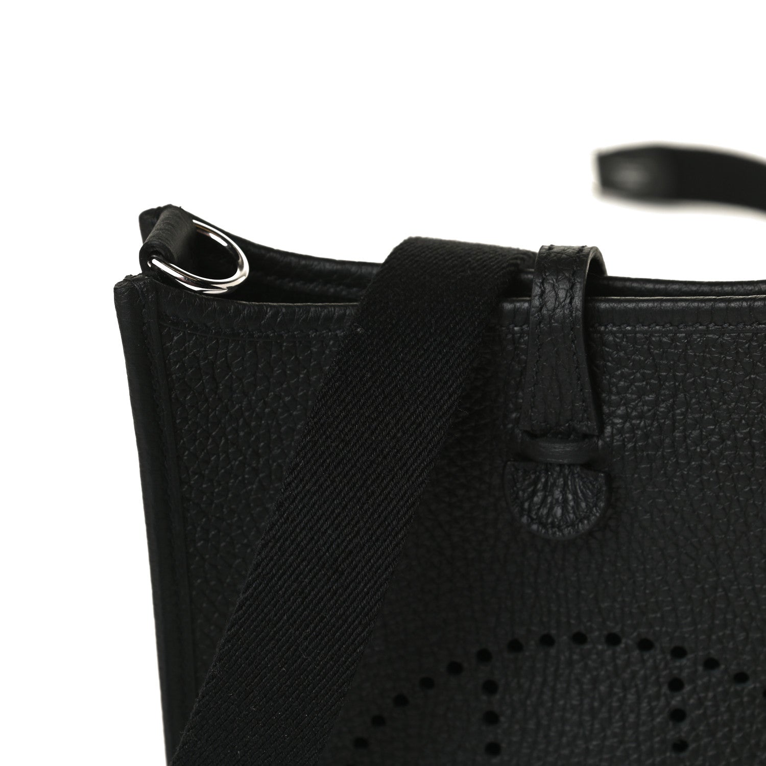 Hermes Taurillon Clemence Evelyne TPM Black 10 of 12