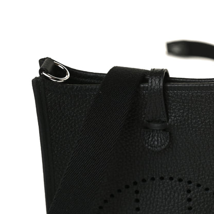 Hermes Taurillon Clemence Evelyne TPM Black 10 of 12