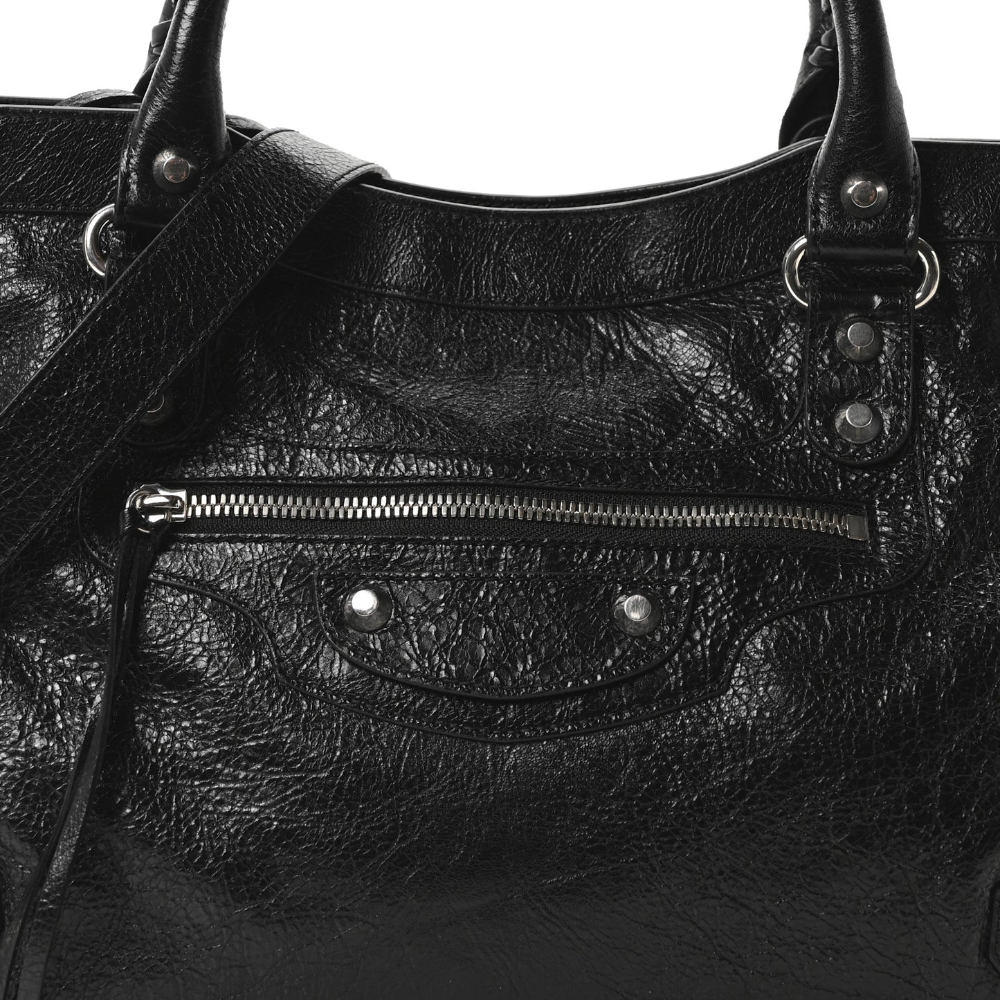 Agneau Arena Silver Hardware Medium Le City Black