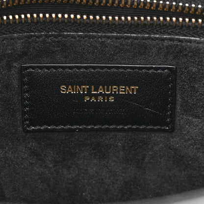 Saint Laurent Smooth Calfskin Le 5 A 7 Hobo Black 6 of 11