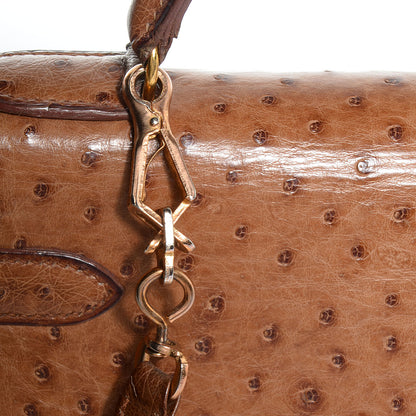 Hermes Ostrich Kelly Sellier 32 Gold 15 of 24