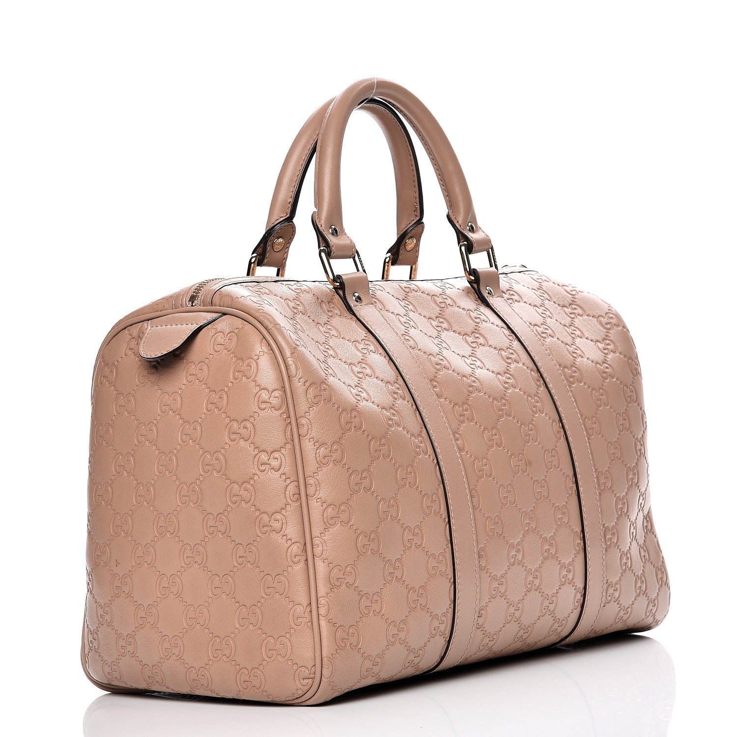 Gucci Guccissima Medium Joy Boston Winter Rose 3 of 9