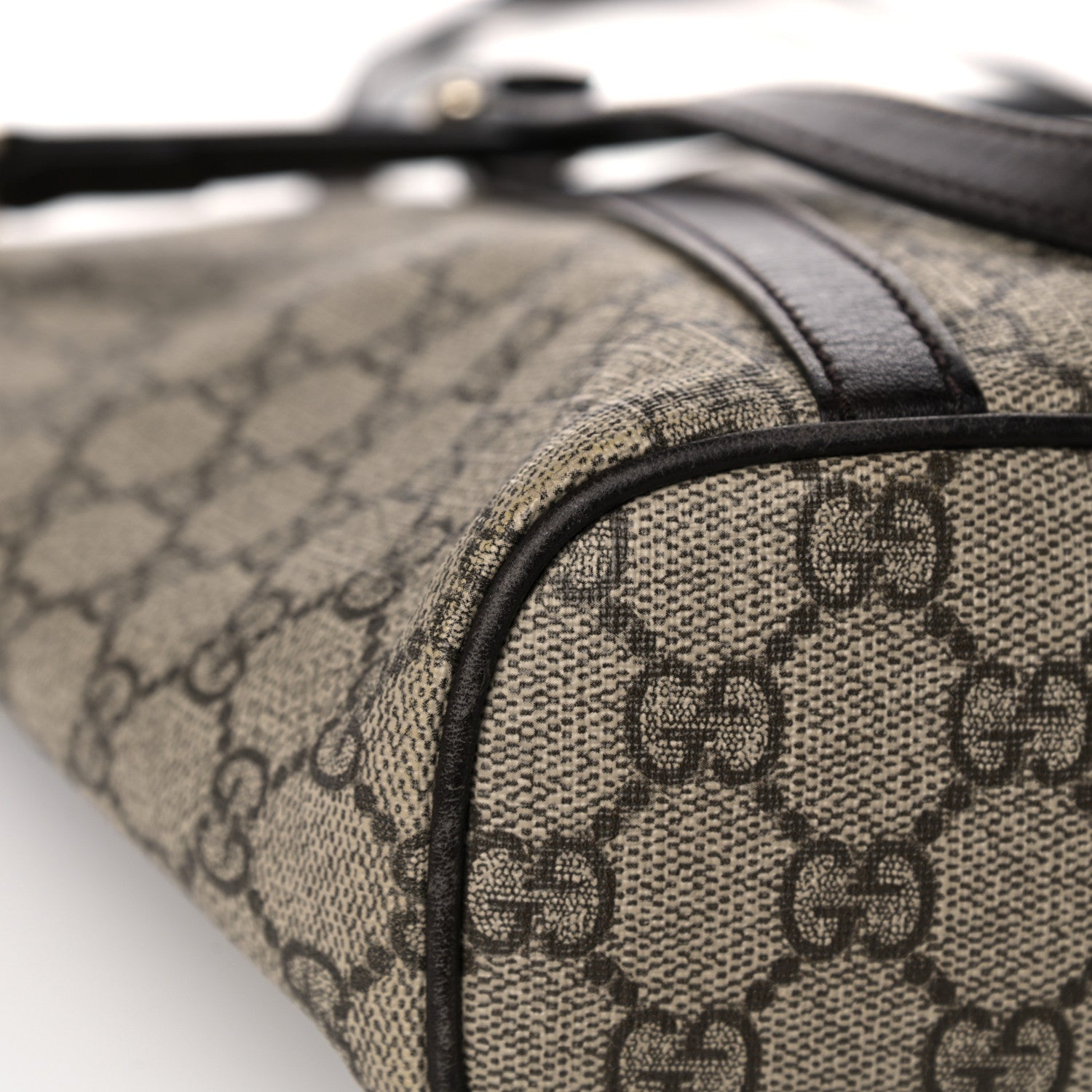 Gucci GG Supreme Monogram Medium Joy Tote Dark Brown 10 of 20