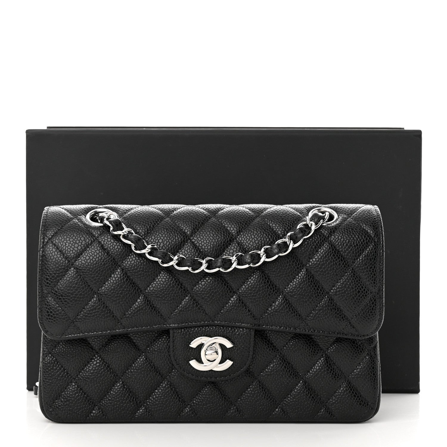 Chanel Caviar Quilted Small Double Flap Black 13 of 13