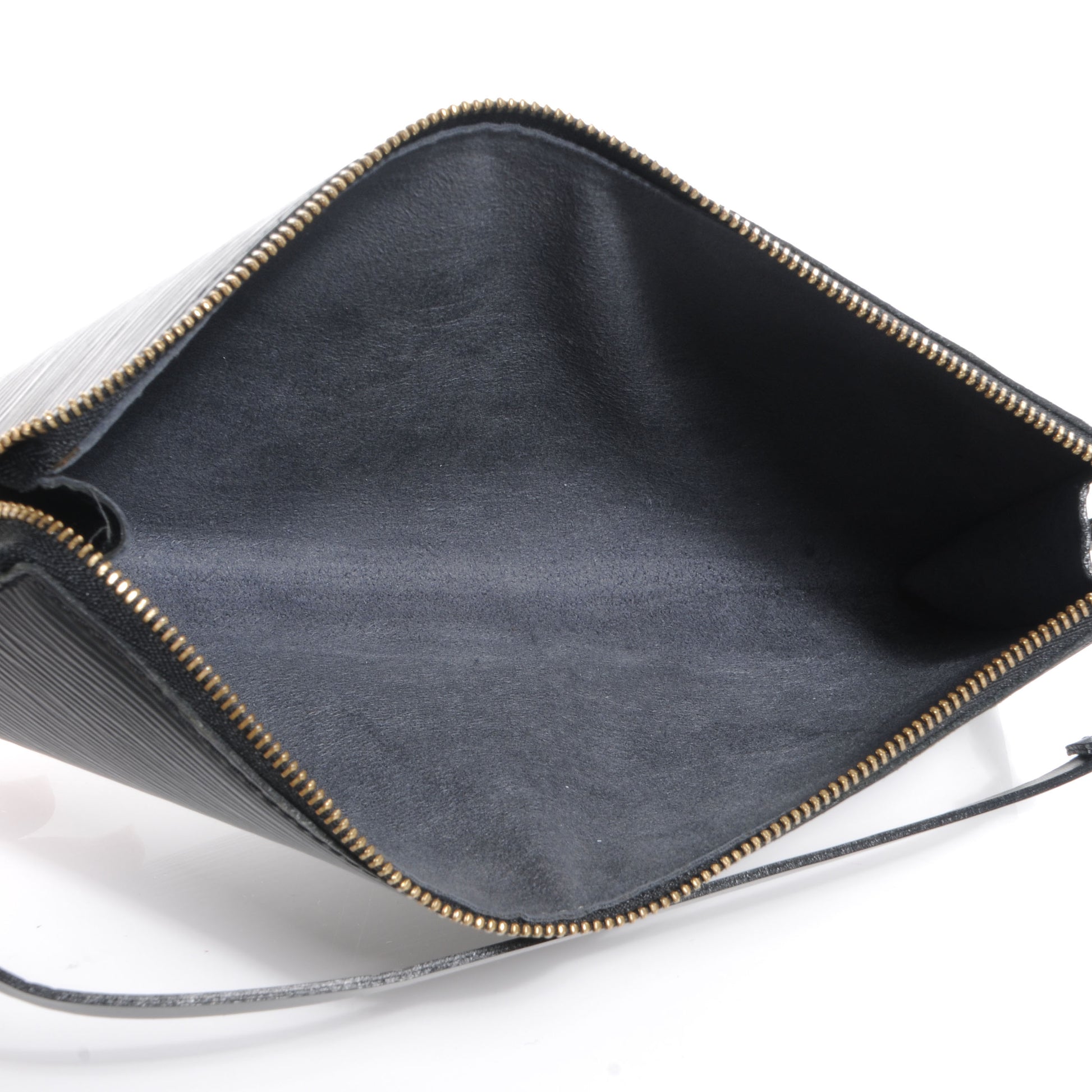 Louis Vuitton Epi Pochette Accessories 24 Black 5 of 7