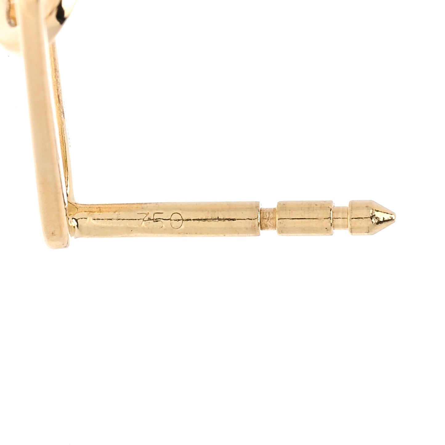 18K Yellow Gold TPM Kelly Chaine Earrings