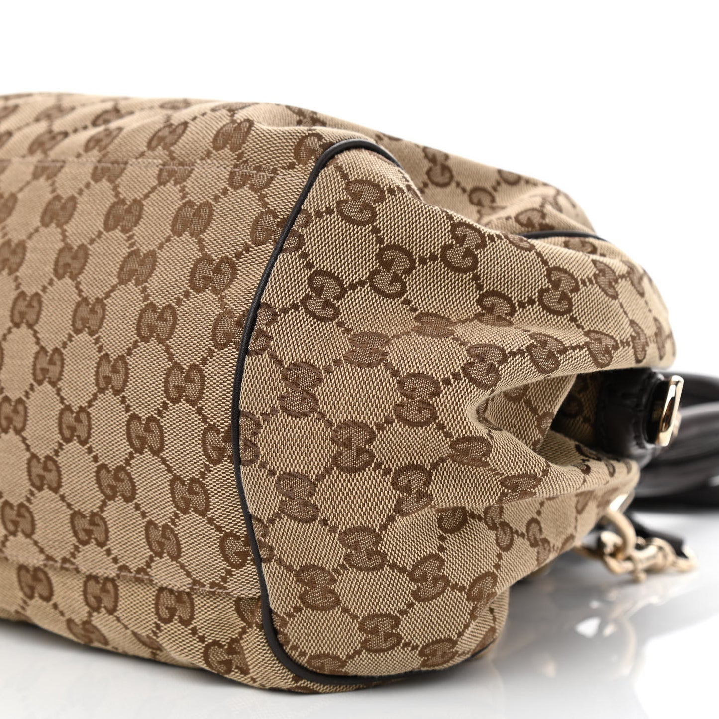 Monogram Medium Sukey Boston Bag Brown
