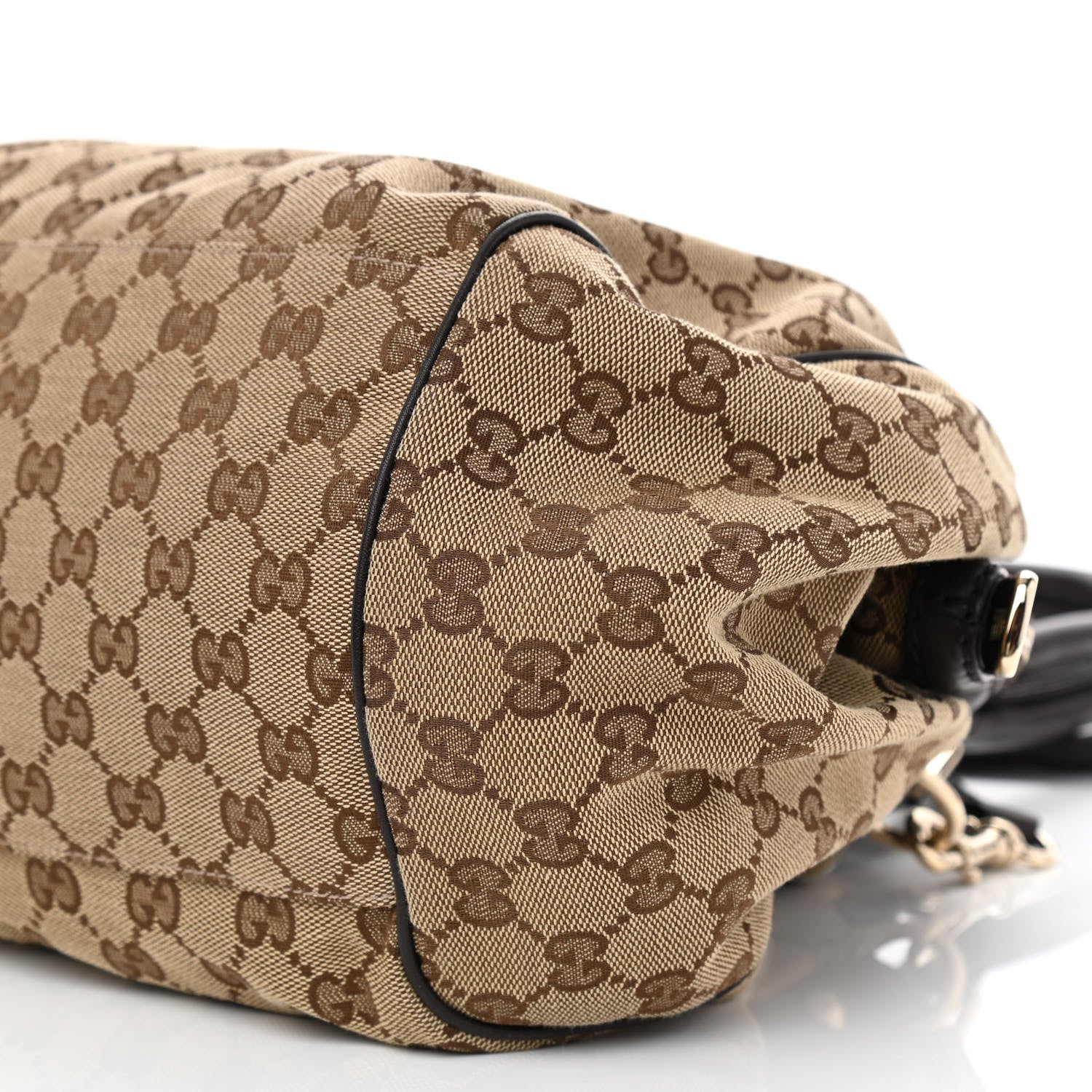 Gucci Monogram Medium Sukey Boston Bag Brown 8 of 9