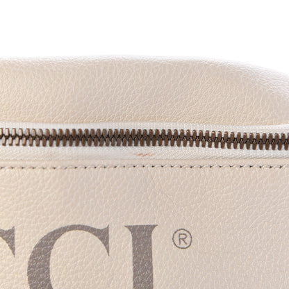 Gucci Grained Calfskin Logo Belt Bag White 9 of 18