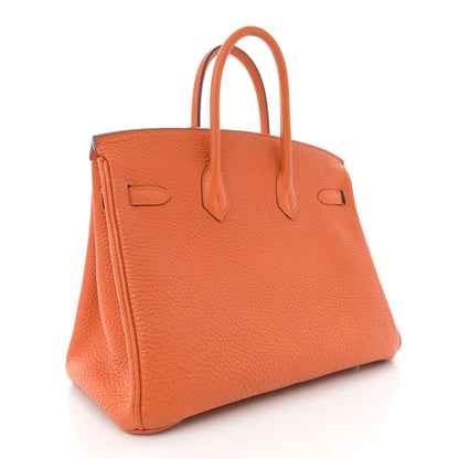 Hermes Togo Birkin 25 Orange 3 of 15