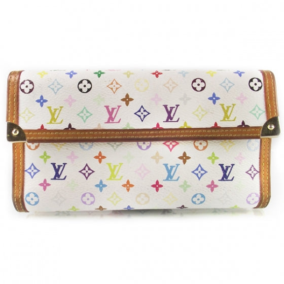 Monogram Multicolor Porte Tresor International Wallet White