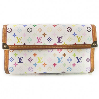 Louis Vuitton Monogram Multicolor Porte Tresor International Wallet White 1 of 8